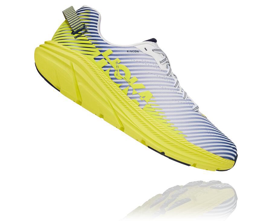 Hoka One One Tenisky Panske Biele/Modre - Rincon 2 - 64729-TZIX